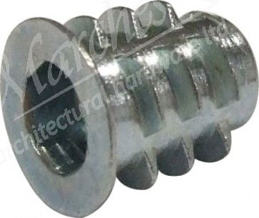 Nut Insert Zinc M6x20mm