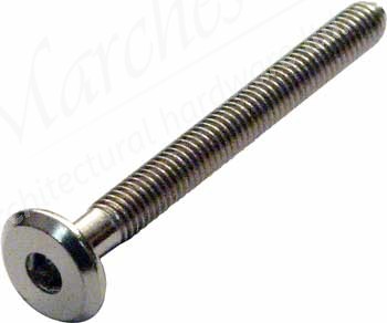 FLAT HEAD SCREW BLK M6x40mm