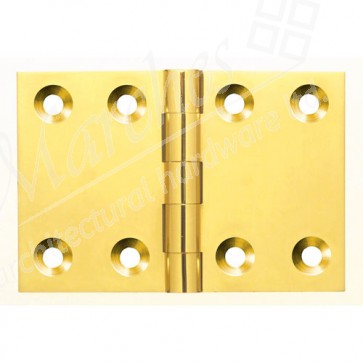 2” Back Flap Hinge (pair) - Polished Brass 