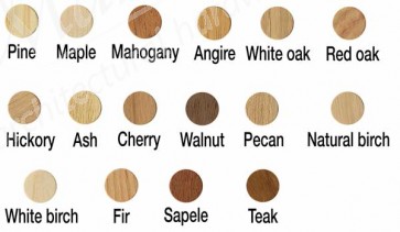 Self adhesive cover cap, wood veneer