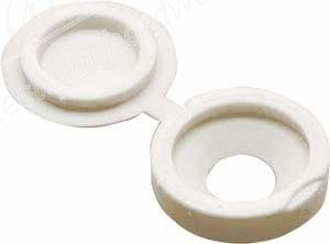 Hin Scrw Cover Cap White 14mmd