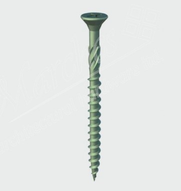 4.5 x 50mm Decking Screws (x200)  - Exterior (Green)