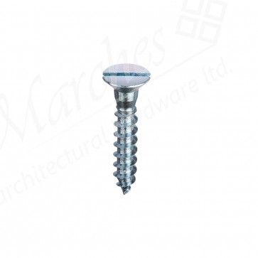 10 x 1 1/2'' Zinc CSK Slotted Screws (200)