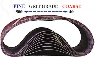 CLEARANCE Hermes Sanding Belts 75x533 Grit 100 (10)