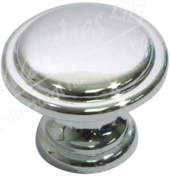 Knob Chrome Pol 30x24mm