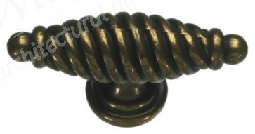 T-Knob Twister 66x32mm Ant.Pewter