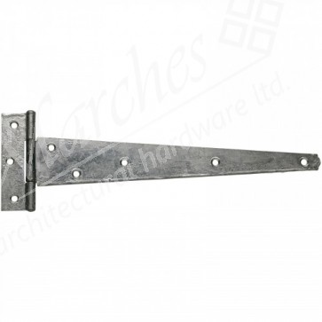 12" Metal Medium T Hinge (pair) - Galvanised
