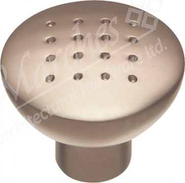 DOT Knob 33x26mm St.St Effect