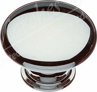 Knob Brass Pol 32x24mm
