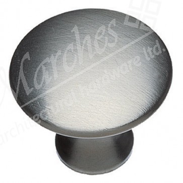 Knob Brushed Nickel 30x24mm