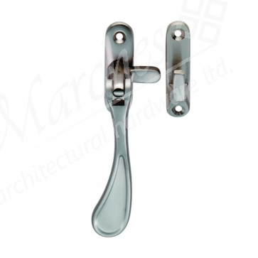 Victorian Reversible Casement Fastener Satin Nickel