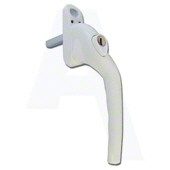 Mila RH Window Espagnolette Handle - White