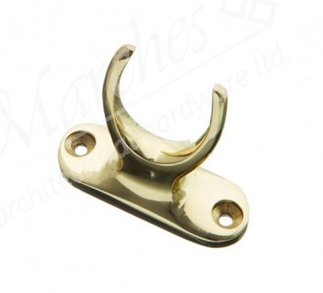 Pole Hook Holder - Brass