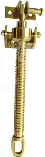 12" Fanlight Screw Polished Brass 