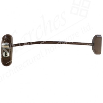 Window Restrictor - Dark Brown