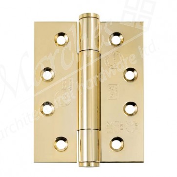 102 x 76 x 3mm Concealed Bearing Hinge Satin Brass (Grade 201) - Pair