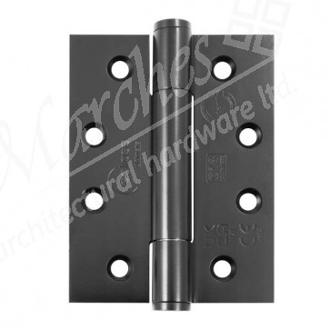 102 x 76 x 3mm Concealed Bearing Hinge Black (Grade 201) - Pair