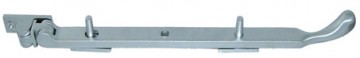 8" Bulb End Casement Window Stay - Satin Chrome