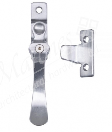 Wedge Locking Casement Window Fastener - Satin Chrome 