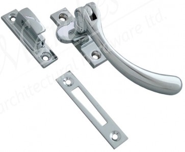 Bulb End Casement Fastener - Polished Chrome