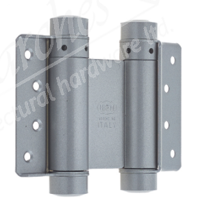 Double Action Spring Hinges 125mm (Pair) - Silver 