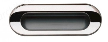 Flush Handle 111x41mm - Polished Chrome/Aluminium Coloured