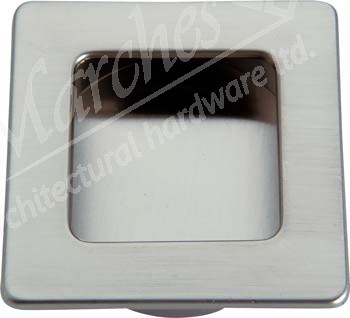 Inset Handle 44mmdia Pol Chrome