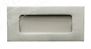 Flush Handle 90x41mm Sat Ni Pl