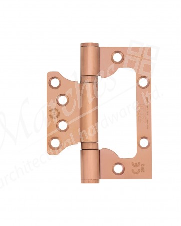 100 x 79 x 3mm Flush Hinge - PVD Bronze (Grade 201 SS) (Pair)