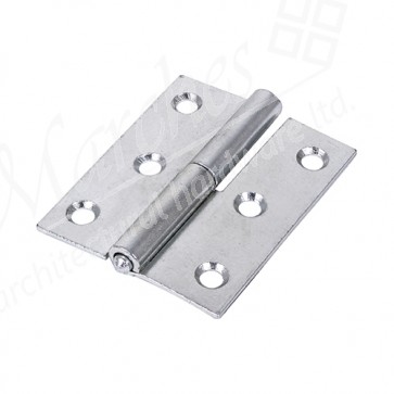 3" Lift-Off Butt Hinges RH (pair) - Zinc