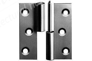 3" Lift-Off Butt Hinges RH (pair) - Zinc