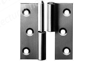 3" Lift-Off Butt Hinges LH (pair) - Zinc