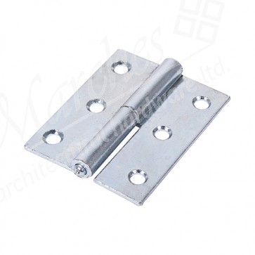 3" Lift-Off Butt Hinges LH (pair) - Zinc