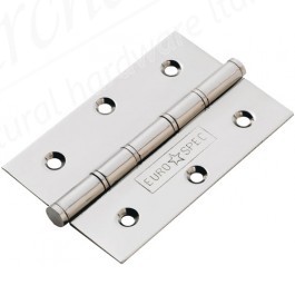 3" Washered Butt Hinges (pair) - Stainless Steel