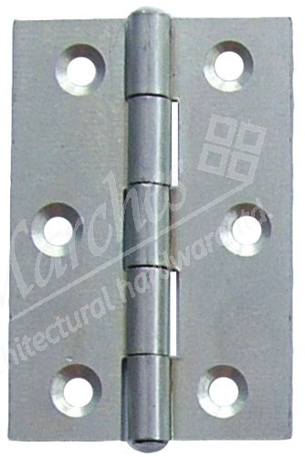 2.5" Steel Butt Hinges (pair) - Zinc 