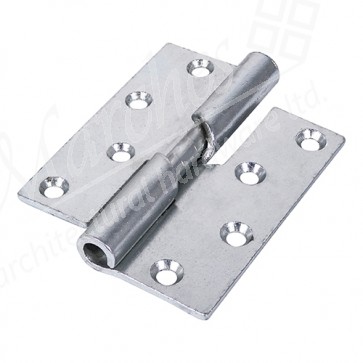 4" Steel Rising Butt Hinge RH (pair) - Zinc Plated