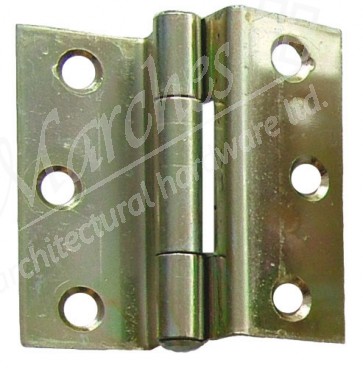 2.5" 1951 Stormproof Hinge (pair) - Yellow Pasivated