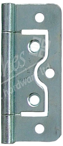 2.5” Flush Steel Hinge Zinc Plated (pair)