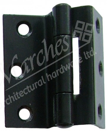 2.5" 1951 Stormproof Hinges (pair) - Black