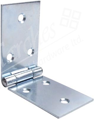 Steel Back Flap Hinge 100 x 32mm  - Galvanised
