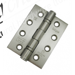 4" Eclipse Ball Bearing Butt Hinges (pair) - Stainless Steel