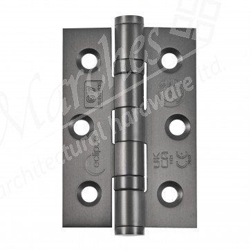 Eclipse 3" Fire Rated Ball Bearing Butt Hinge (Pair) - Dark Bronze