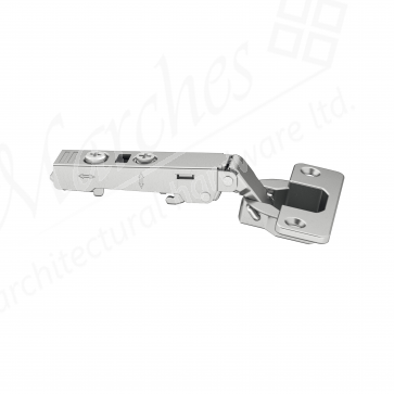 Metalla 310 Sprung Kitchen Hinge Full Overlay 110º (pair) - Nickel Plated