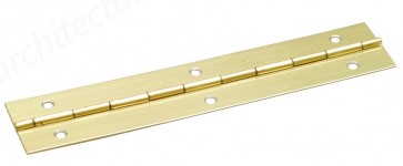 Steel Piano Hinge 32mm x 1.84m - Electro Brass