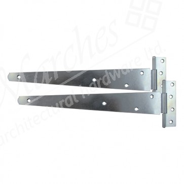 16" BZP Medium Budget T Hinge (Pair)