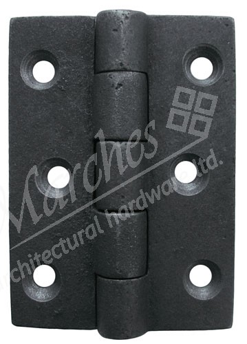 3" Cast Iron Butt Hinges (pair) - Self Coloured