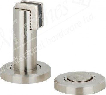 Magnetic door holder - Satin Stainless Steel