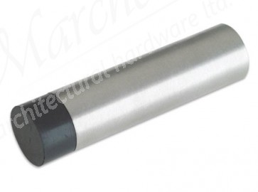 75mm Cylinder Door Stop - Satin Stainless Steel