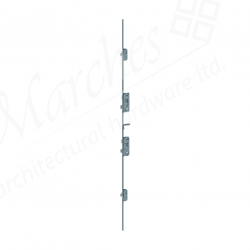 Winkhaus Interlocking Espagnolette Stable Door Lock - 55mm Backset - 20mm Faceplate - Radius End