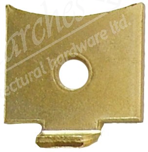 Single Stud for Flat Bookcase Strip - Solid Brass